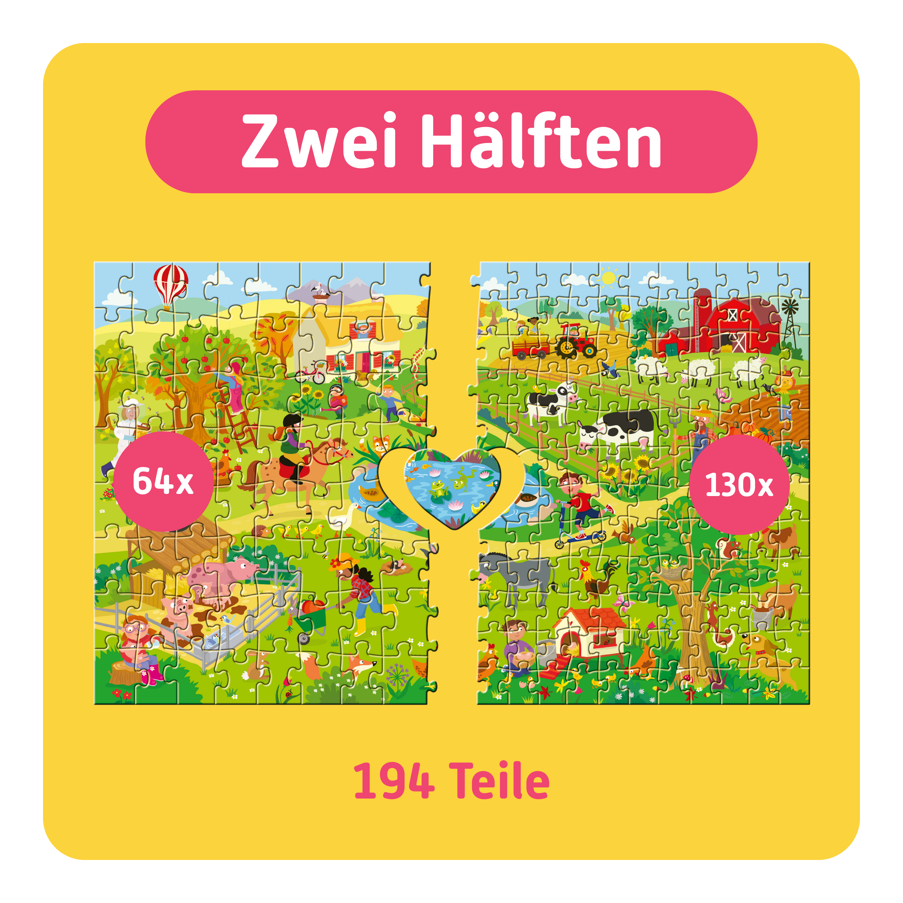 On the Farm | For Families | 194 Pieces