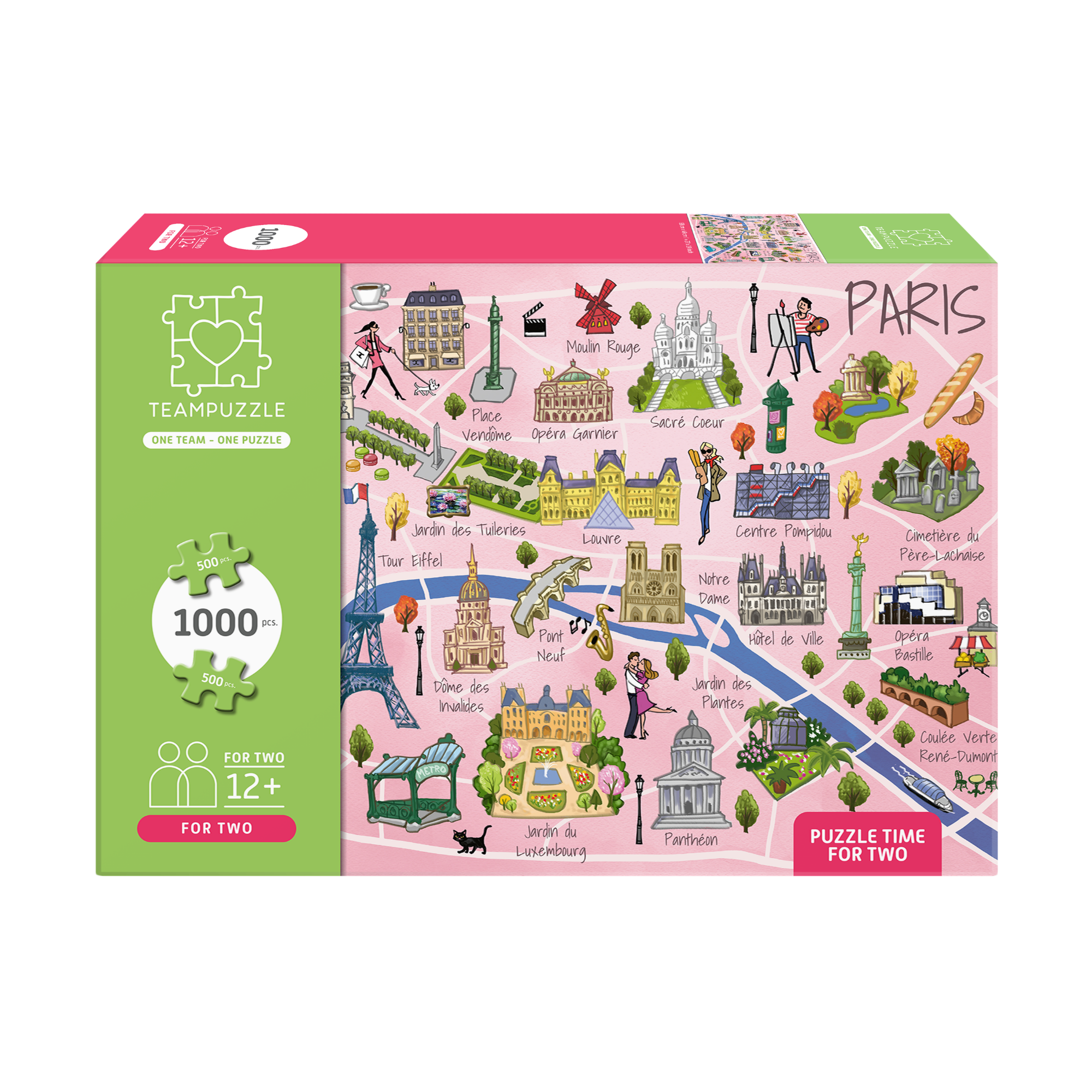 Paris | Für Zwei | 1000 Teile