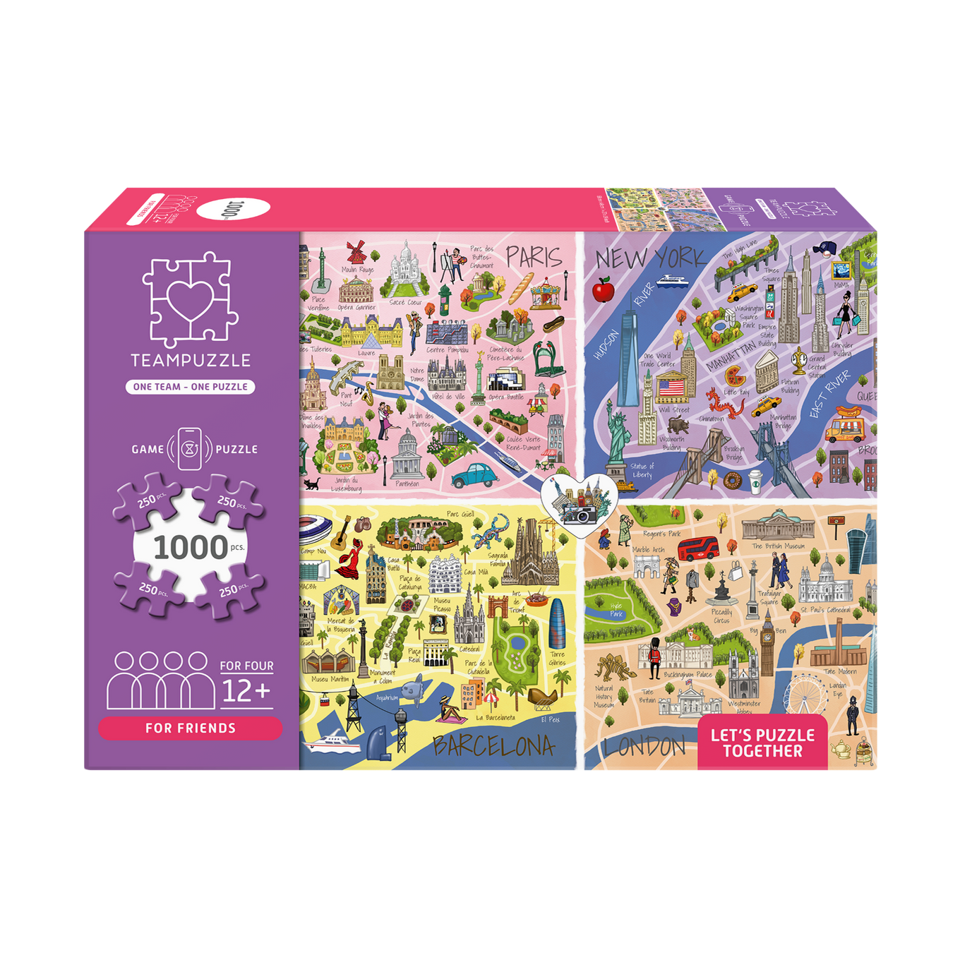 City Trip | For Friends | 1,000 Pieces