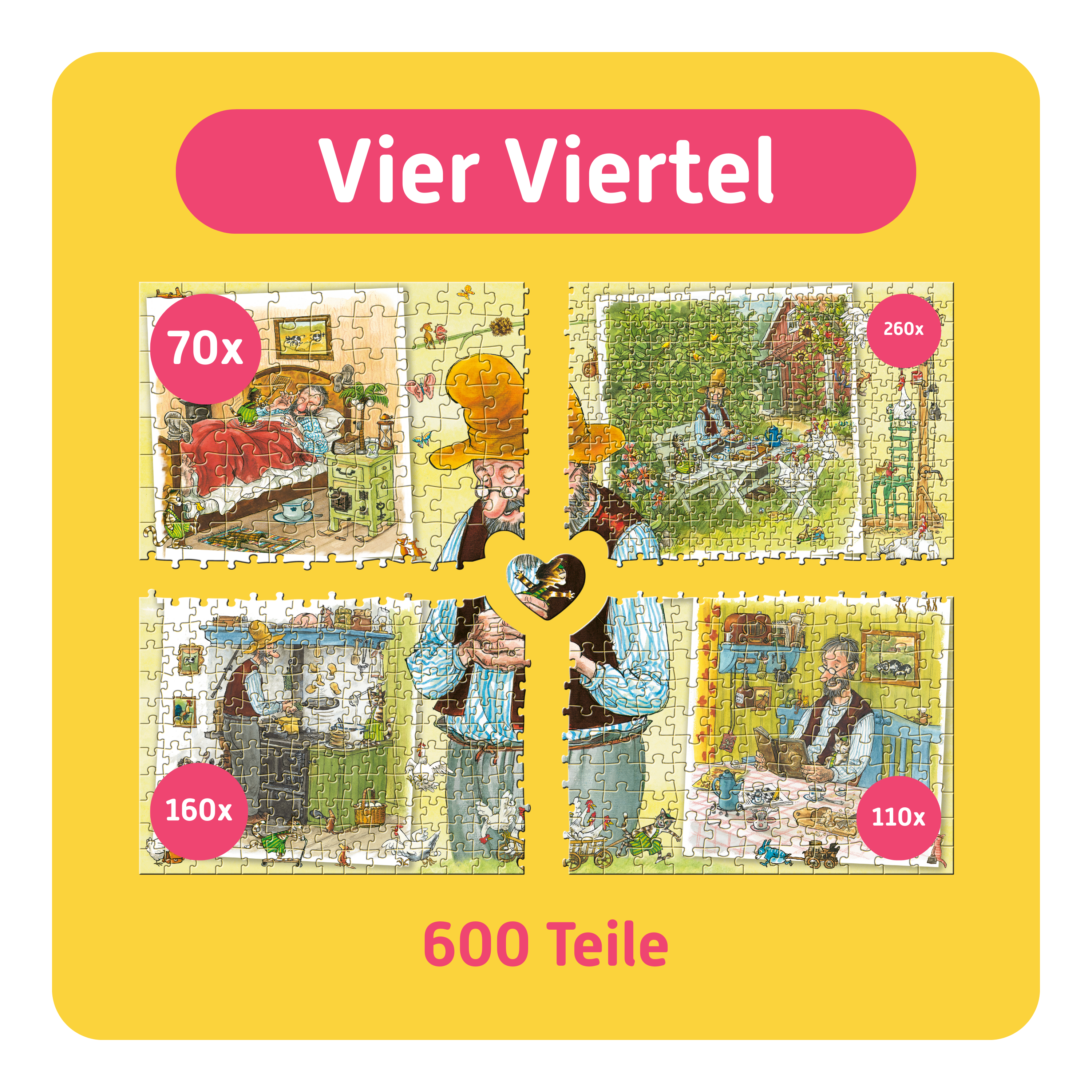 Pettson and Findus | For Families | 600 Pieces