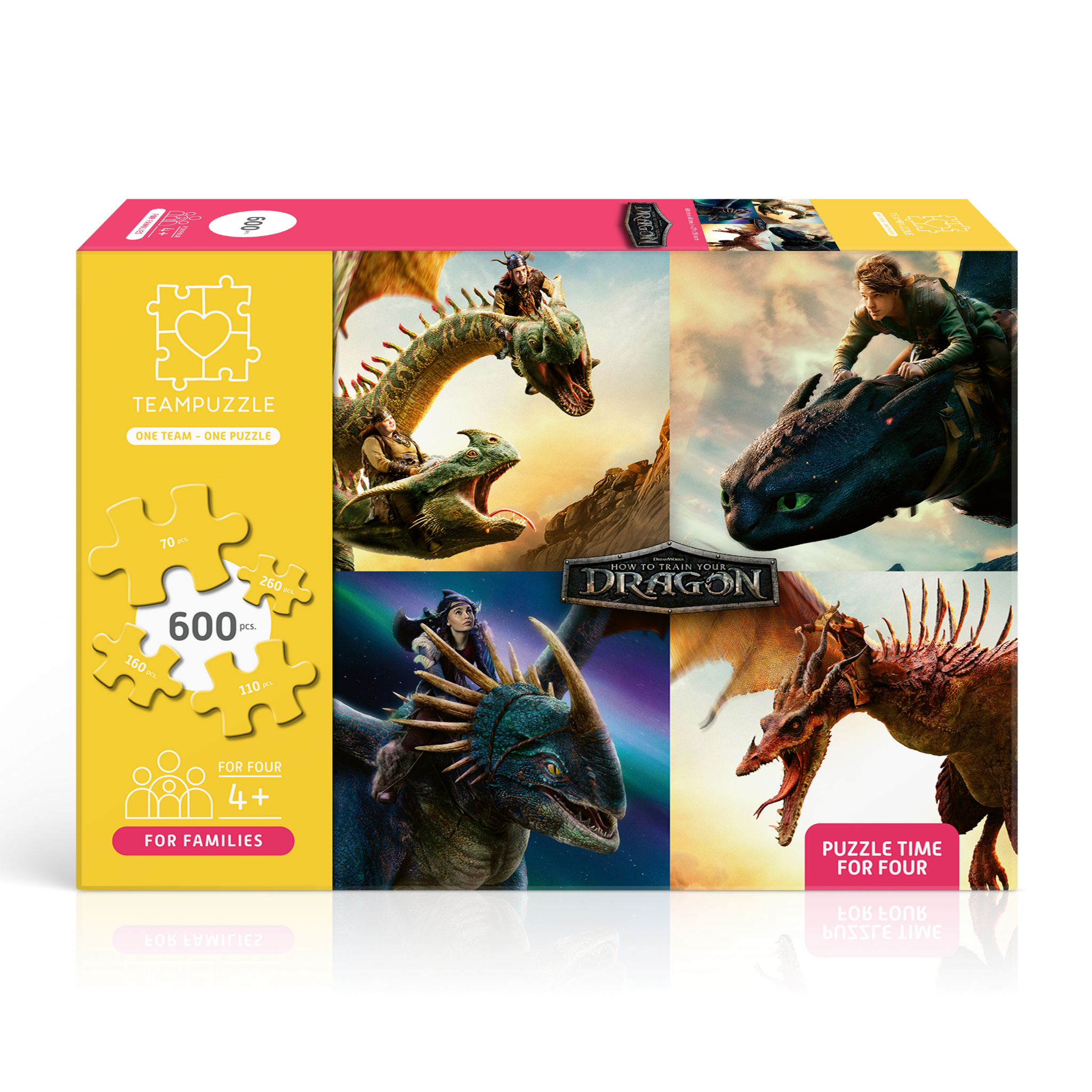 How to Train Your Dragon | For Families | 600 Pieces